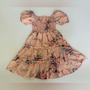 💖SALE 3x$15 SHEIN Floral Peach Kids Dress